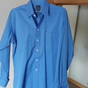 JoS. A. BANK Tailored fit blue dress shirt